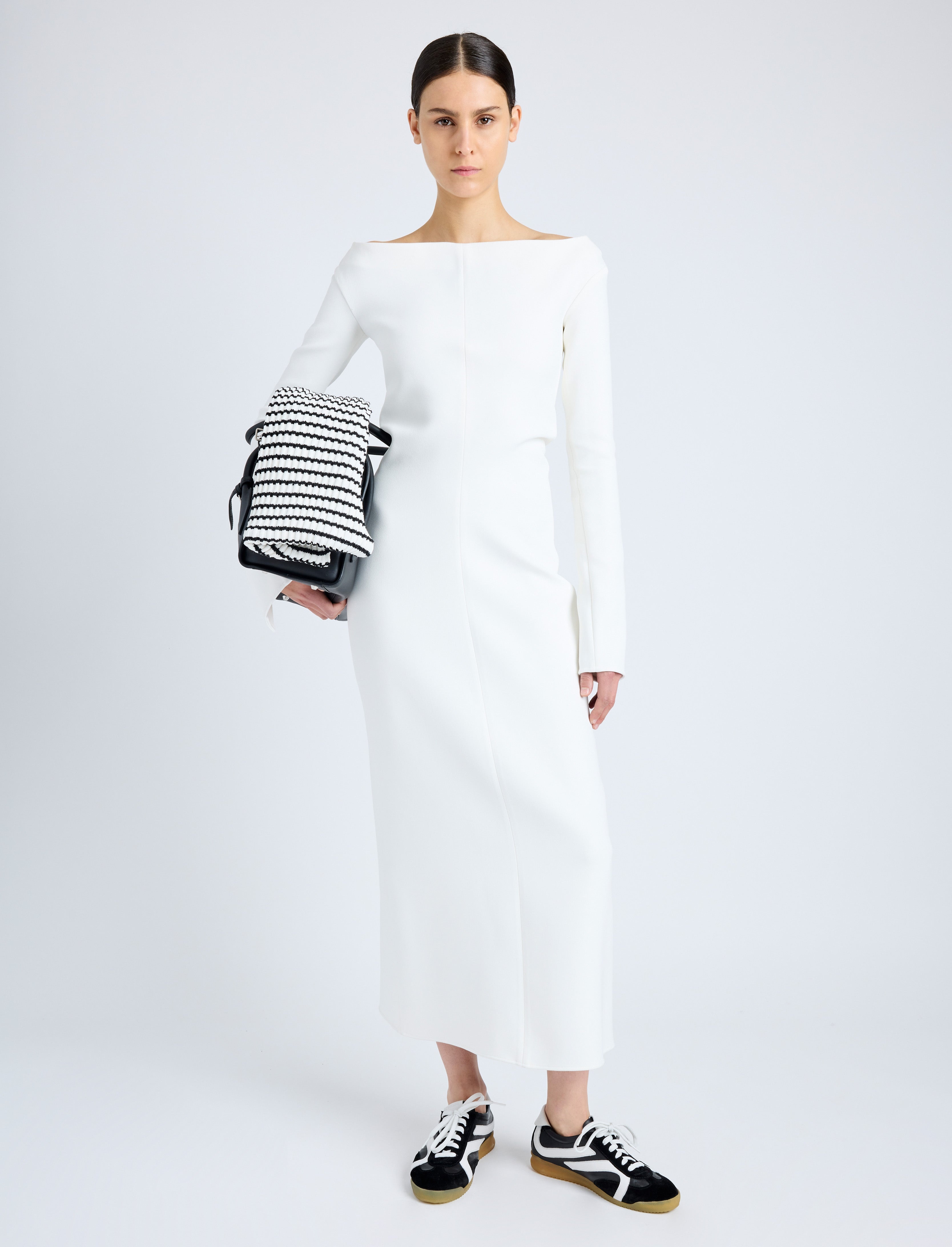 Yara Dress In Bi-Stretch Suiting - 2