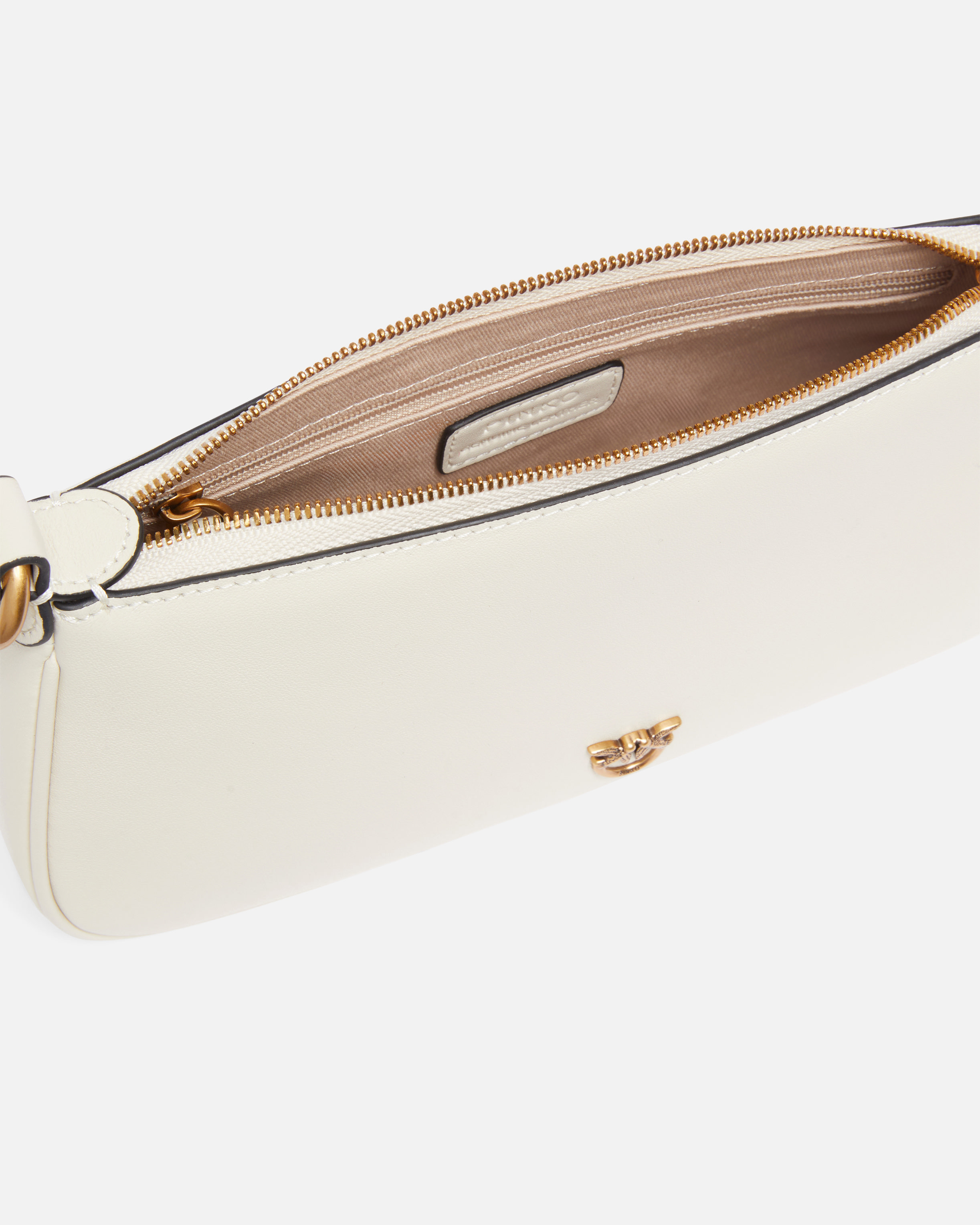 LEATHER MINI HALF MOON BAGUETTE CROSSBODY BAG - 4