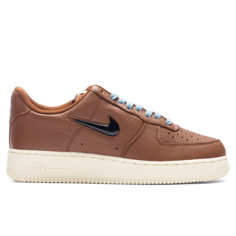 NIKE AIR FORCE 1 '07 PRM VNTG 'PECAN' - PECAN/BLACK/ALPHA ORANGE - 1