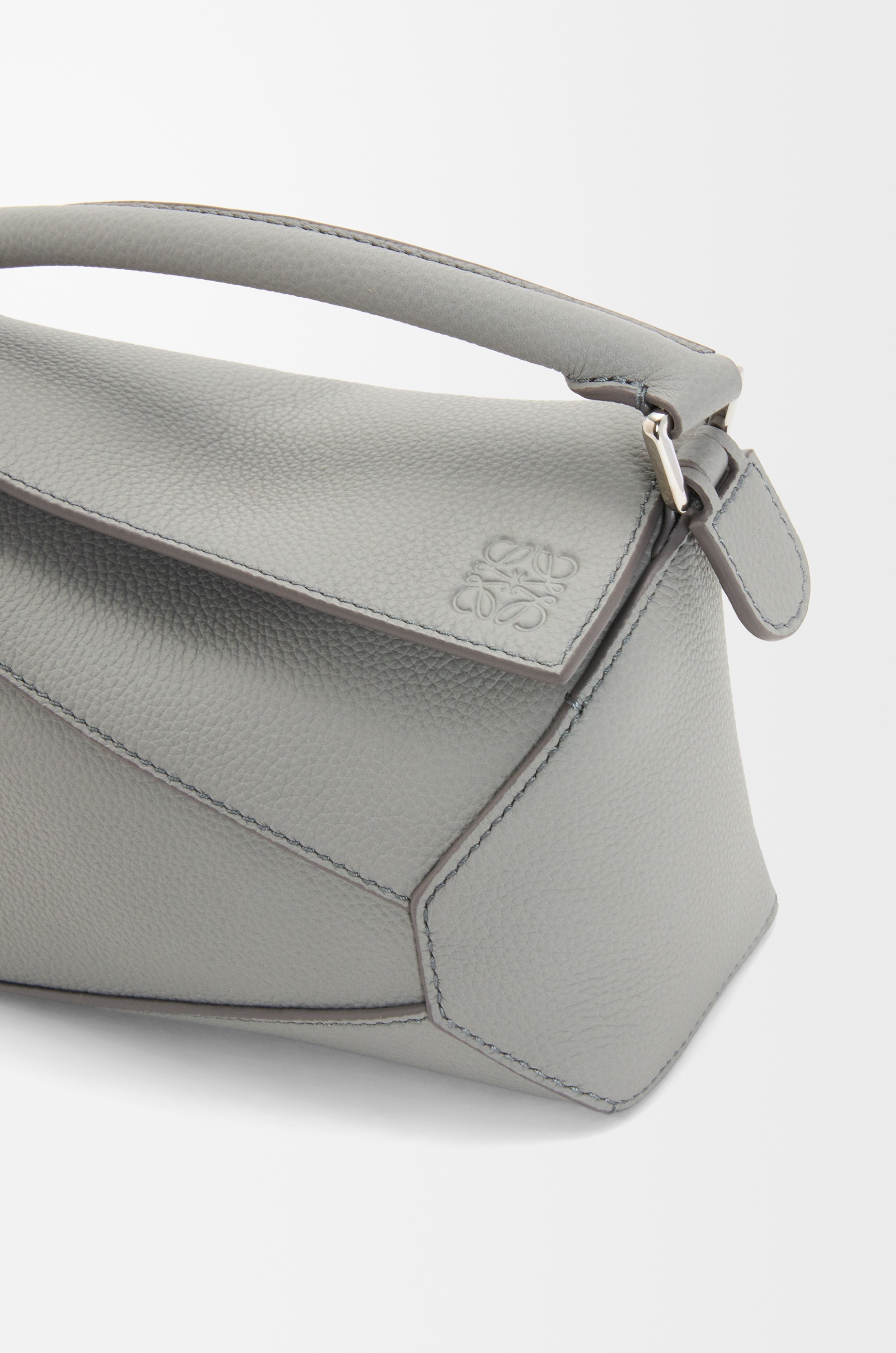 Mini Puzzle Edge bag in soft grained calfskin - 9