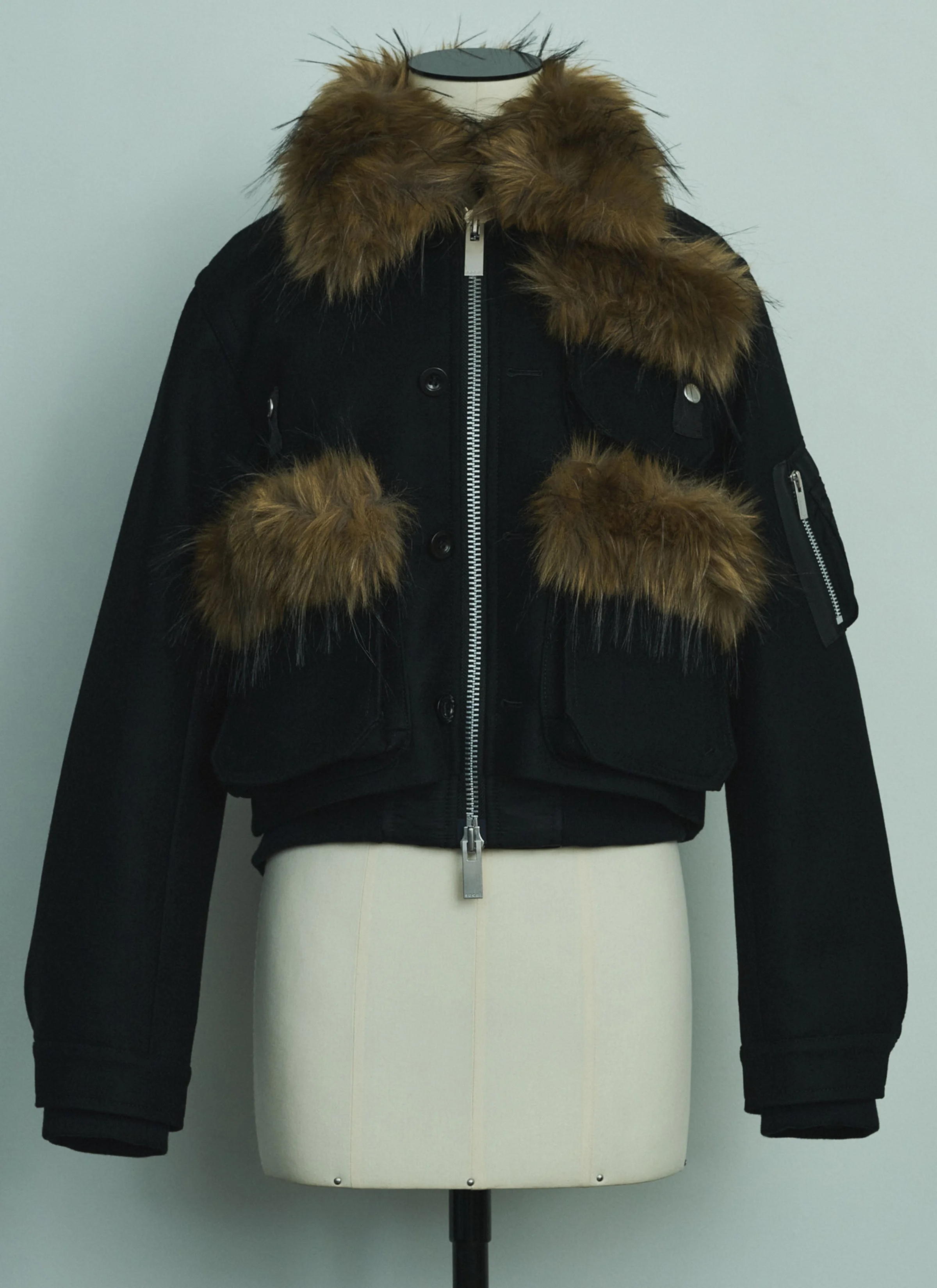Wool Melton Blouson - 1