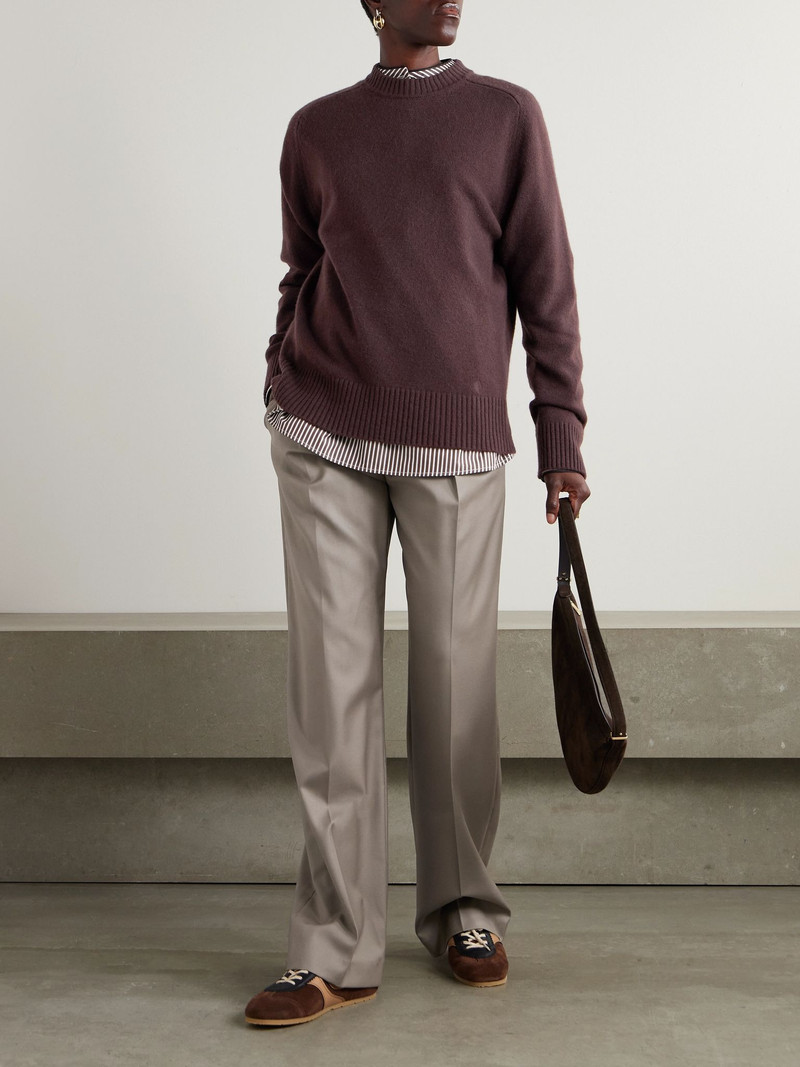 Loulou de Saison Baltra cashmere sweater Brown outlook