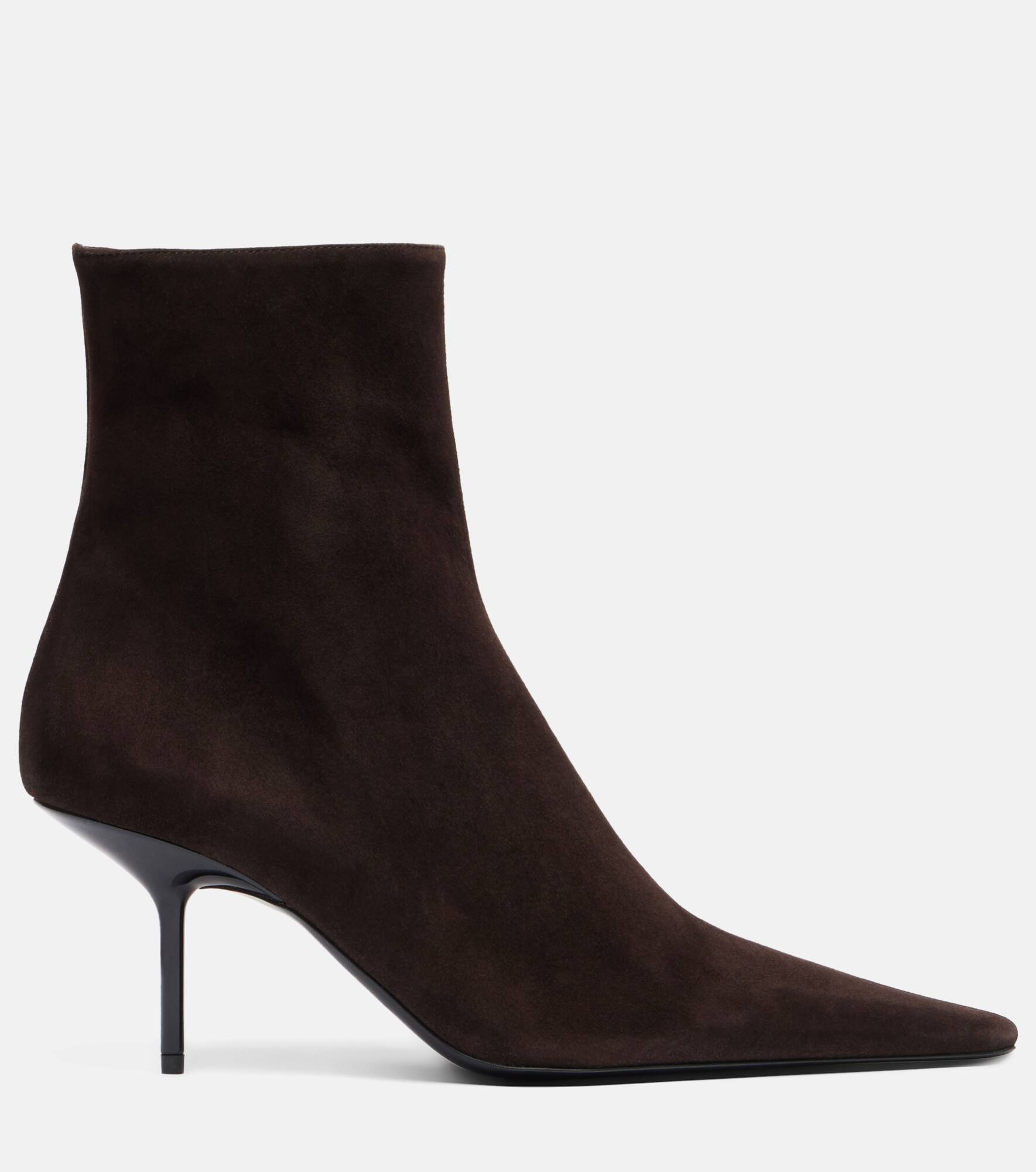 Pointy 75 suede ankle boots - 4