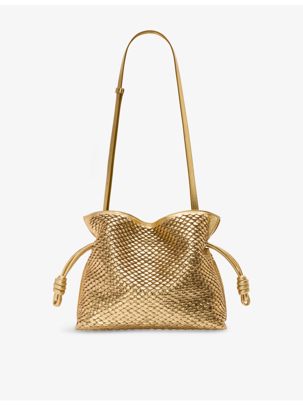 Flamenco Leather Clutch Bag - 5