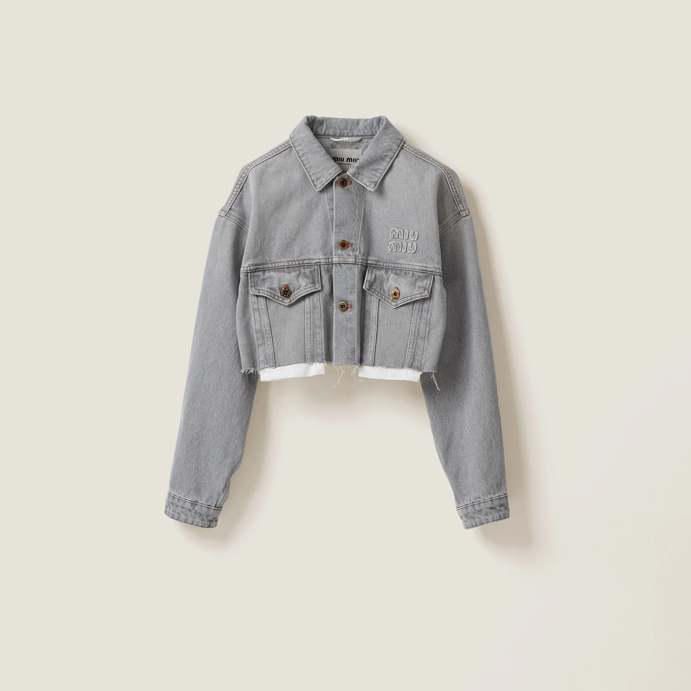 Denim blouson jacket - 1