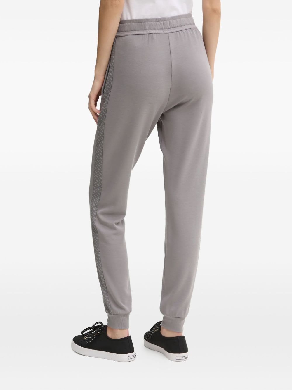 monogram logo-plaque track pants - 3