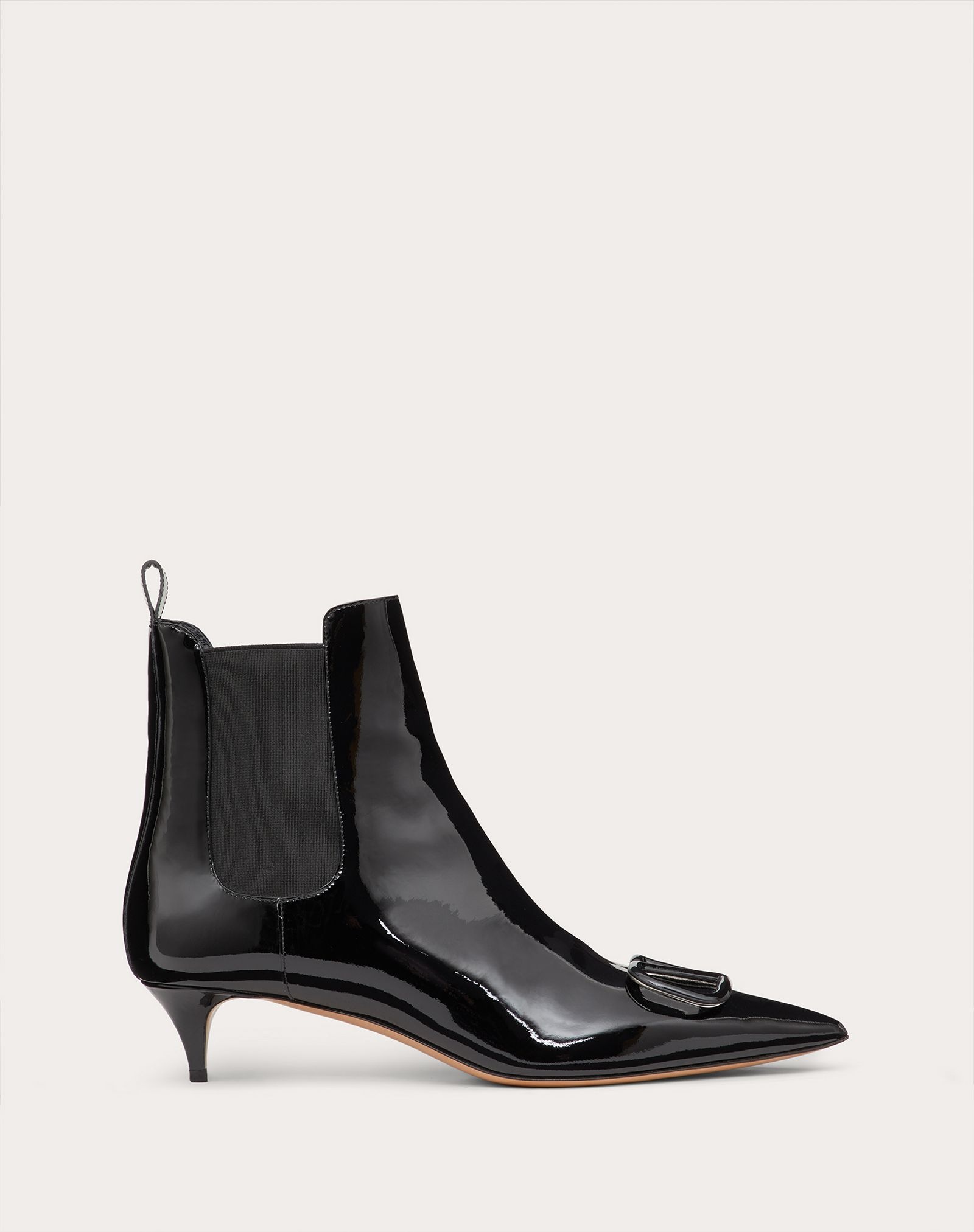 VLogo Signature Patent Leather Ankle Boot 40mm / 1.6 in. - 1