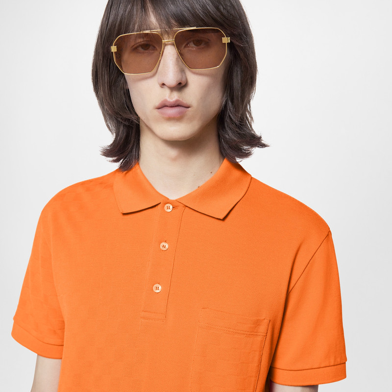 LVSE Half Damier Pocket Polo 4