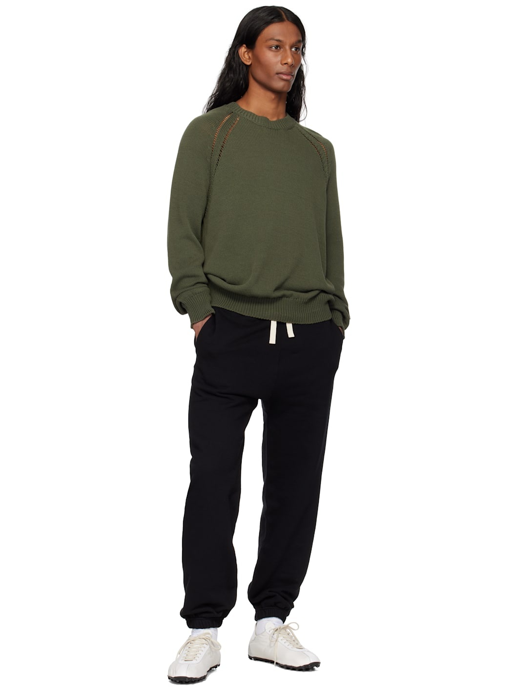 Black Embroidered Logo Sweatpants - 4