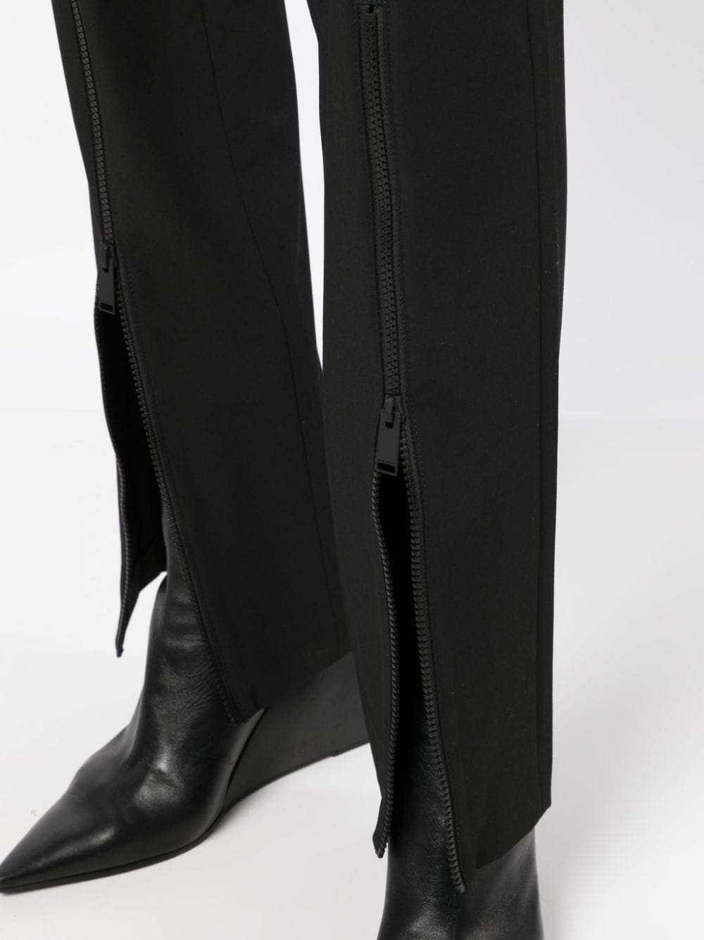 zipped-ankle tailored trousers - 5