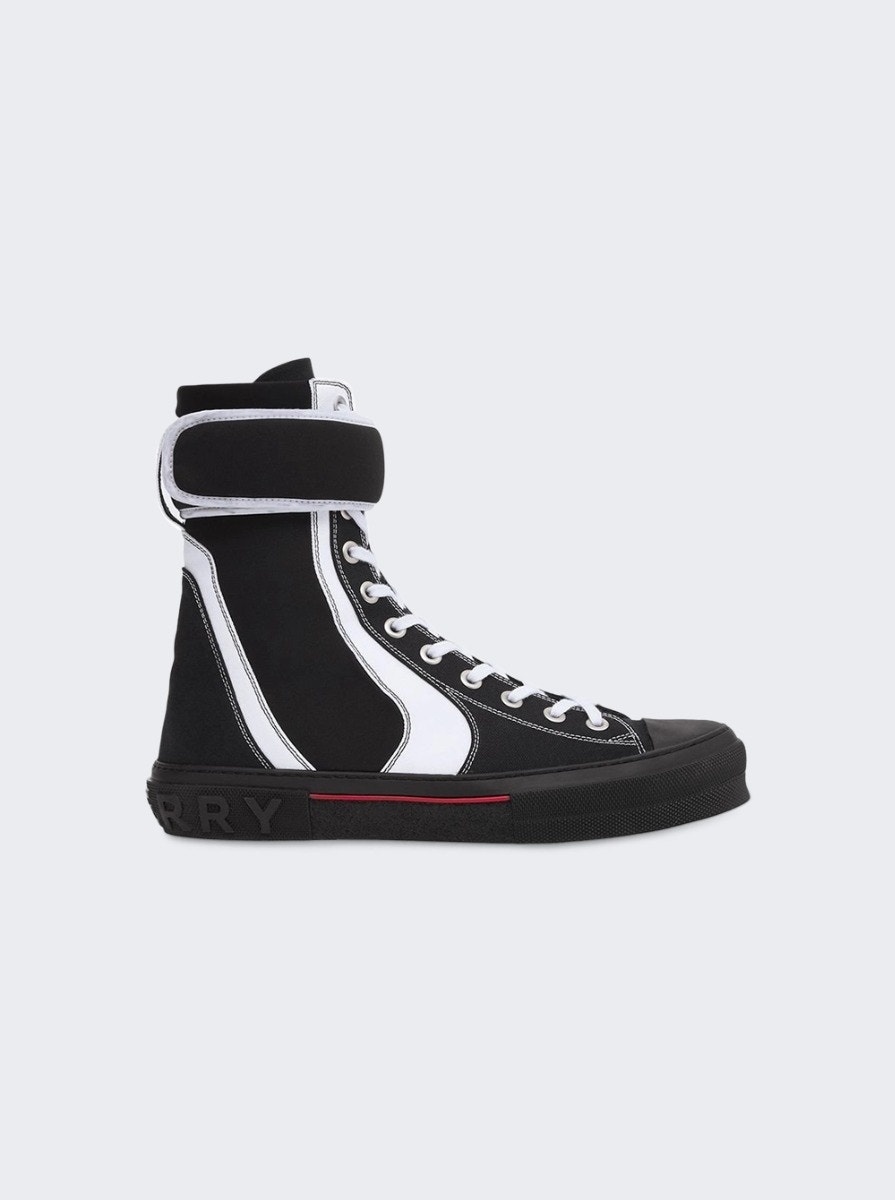 Sub High-top Sneakers Black And White - 1