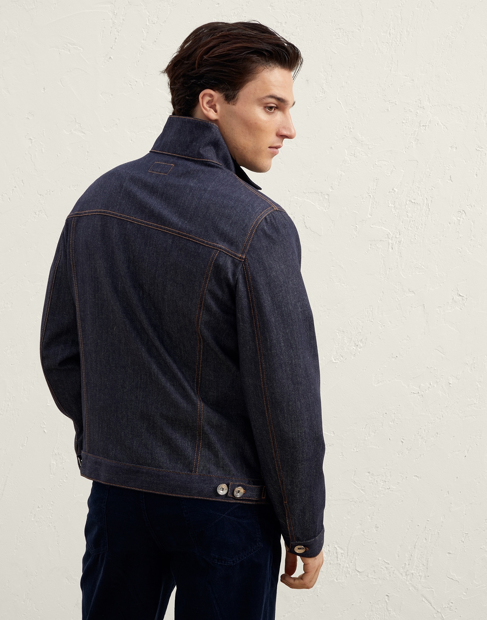 Brunello Cucinelli Wool lightweight denim four-pocket