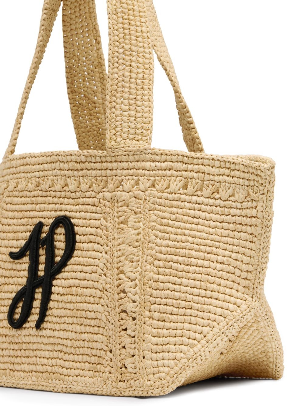 small JP monogram trapeze-design tote bag - 3