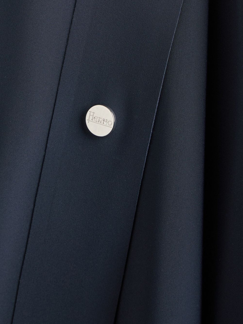 Herno button patch-pockets coat outlook