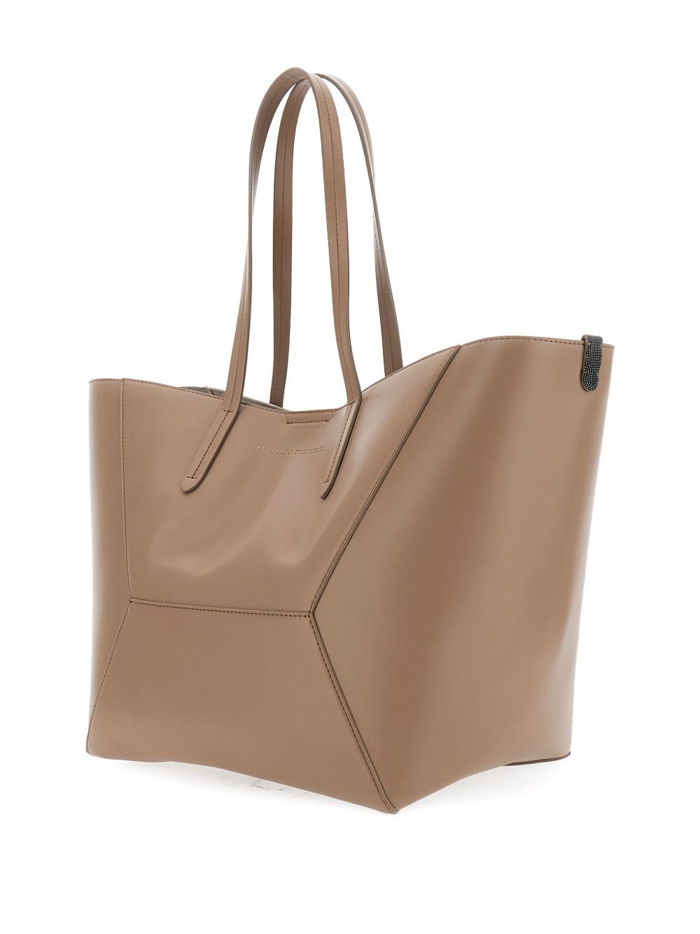 geometric-panel tote bag - 3