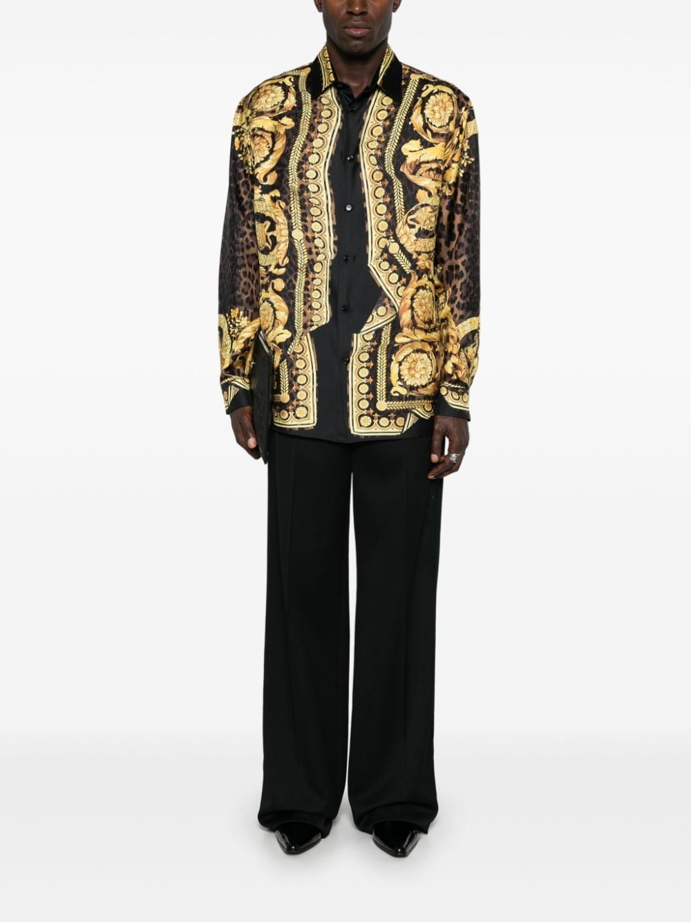 Barocco-print shirt - 2