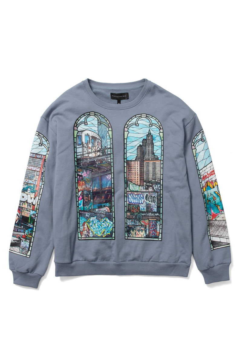 POLITICS AS USUAL CREWNECK SWEATSHIRT 1