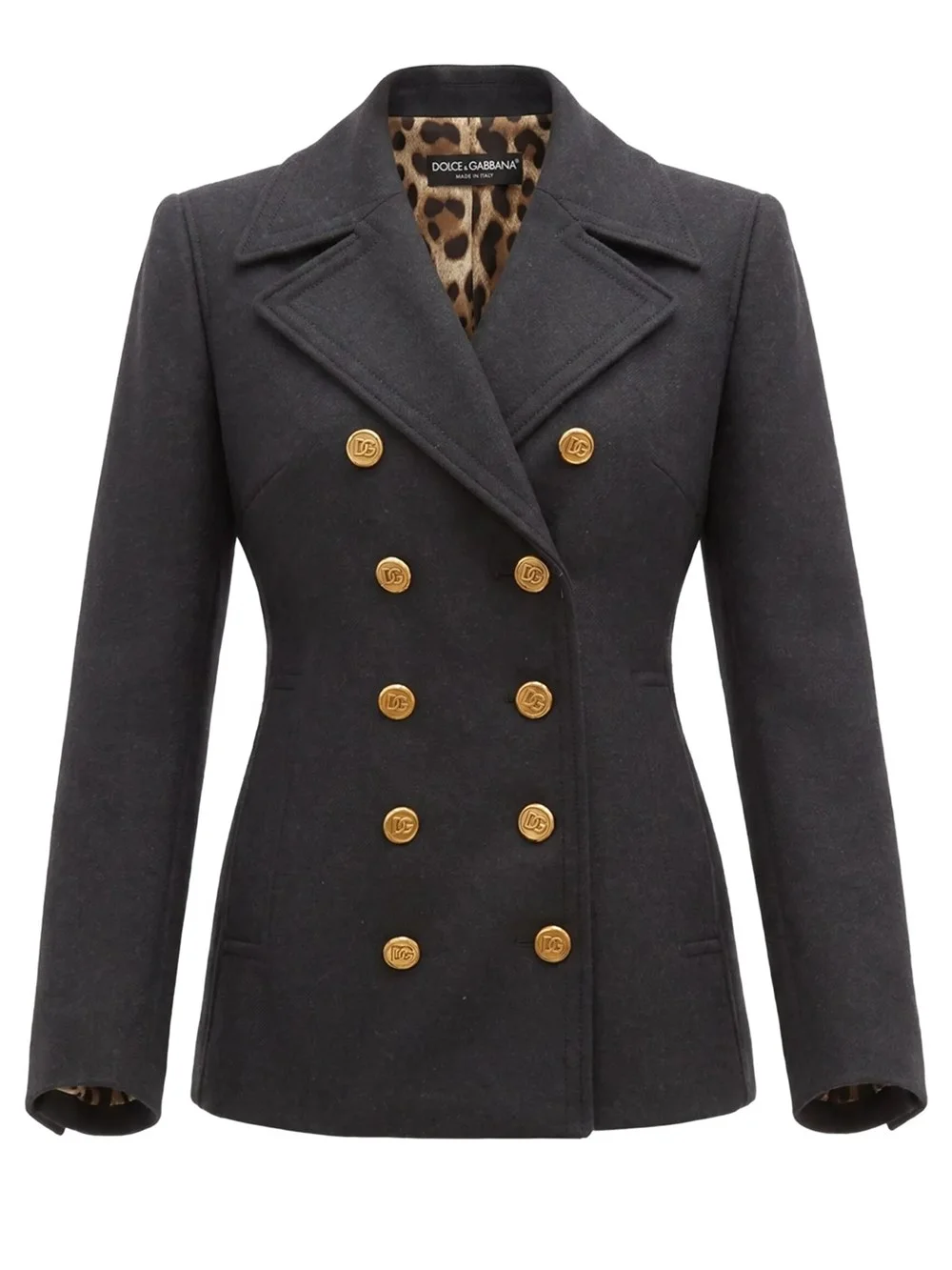 Double-Breasted Coat - 1