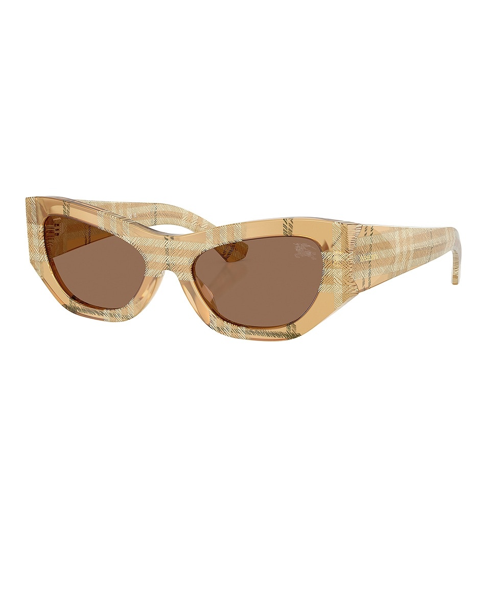 Check Cat Eye Sunglasses - 2
