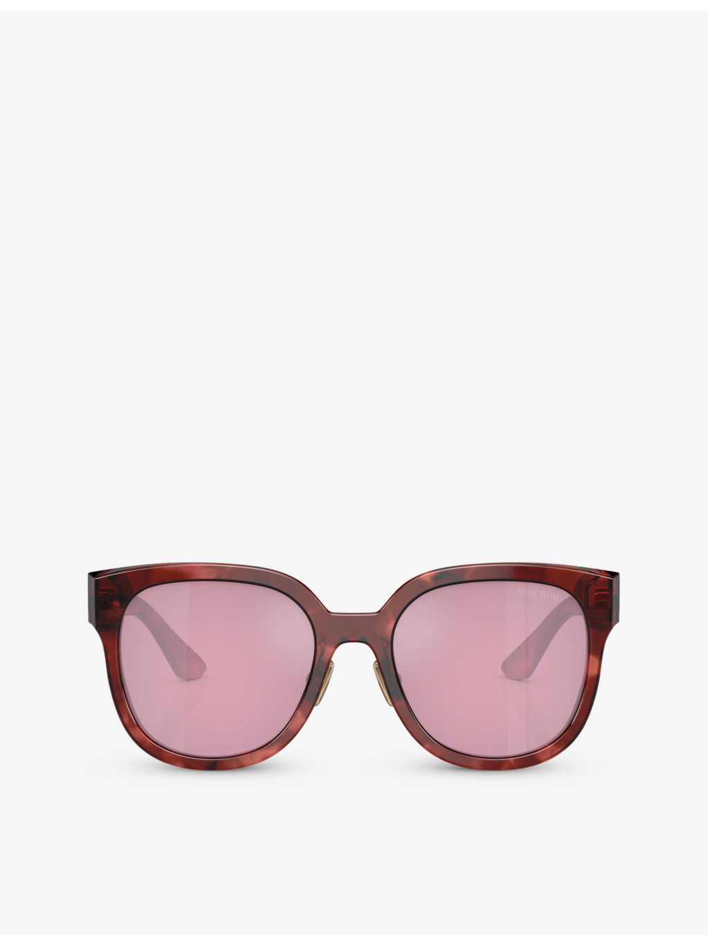 MU 01ZS square-frame tortoiseshell acetate sunglasses - 1