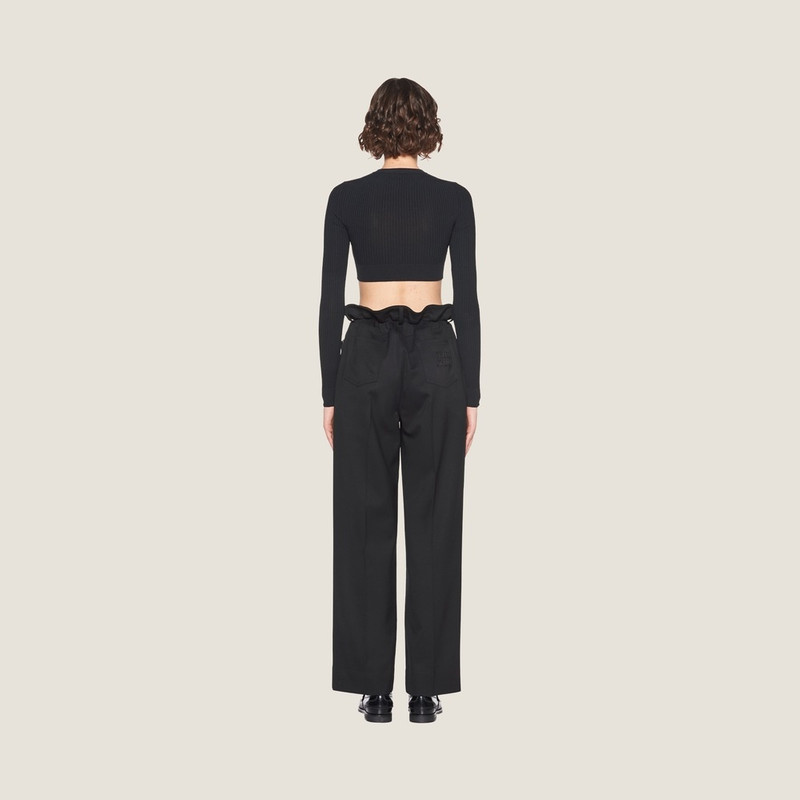 Miu Miu Grain de poudre pants outlook