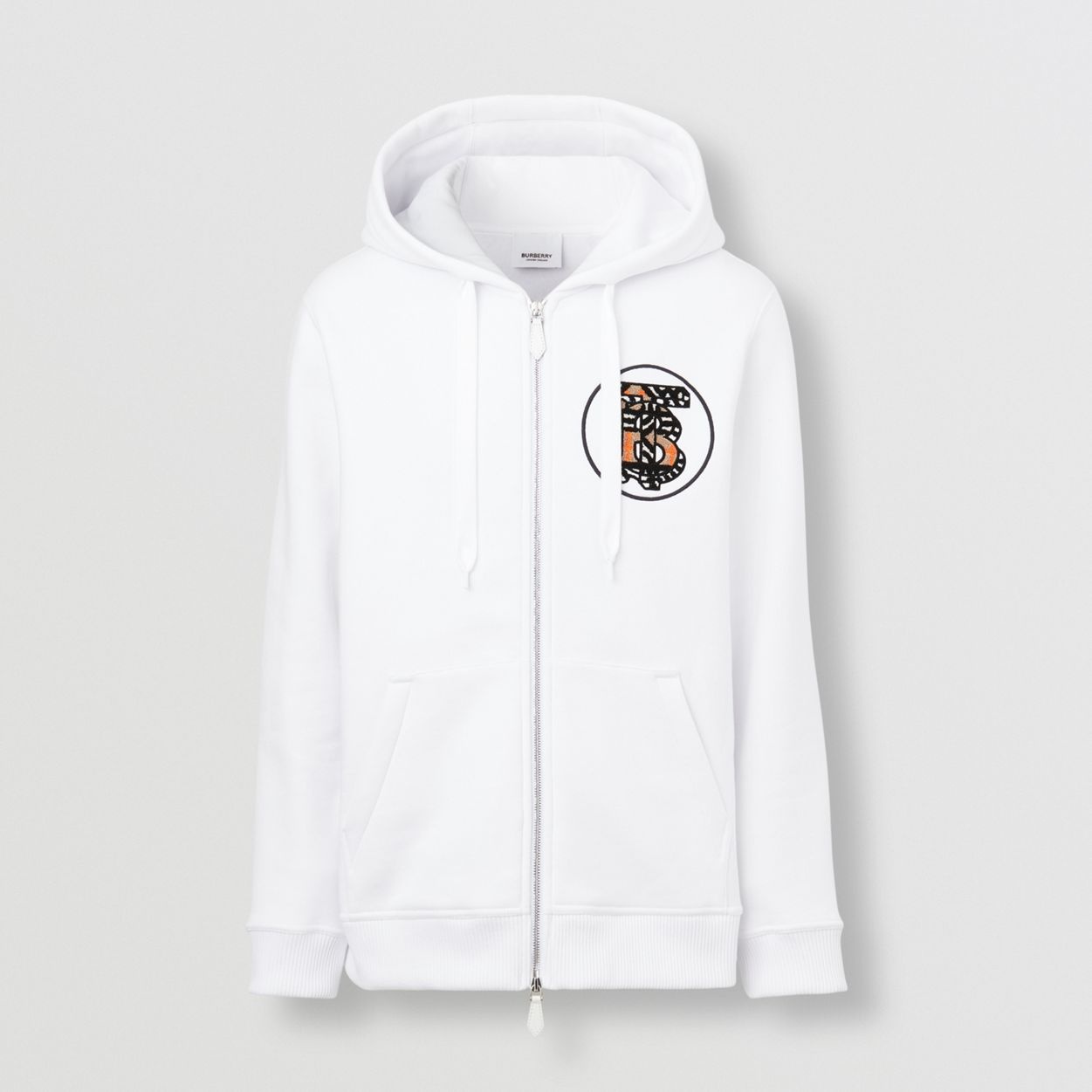 Monogram Motif Cotton Blend Hooded Top - 1