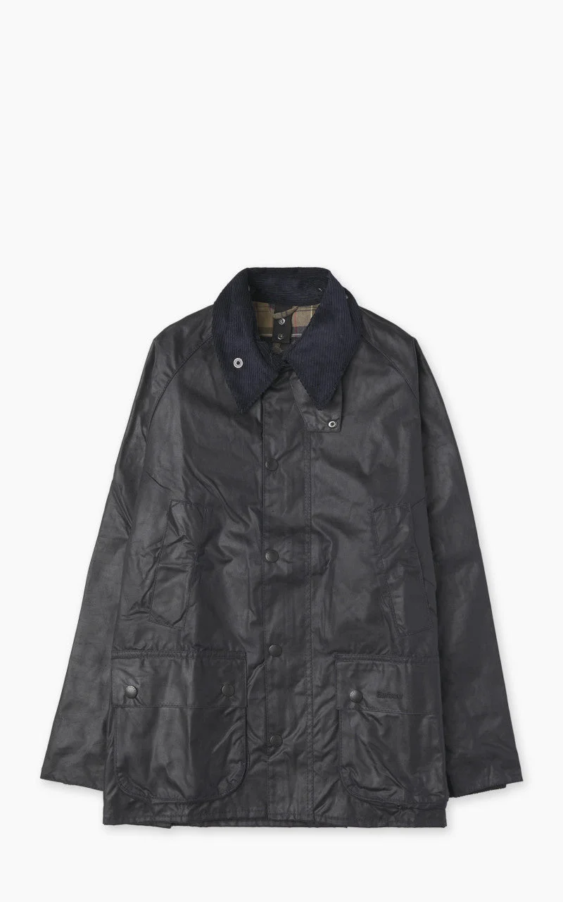 BARBOUR BEDALE WAX JACKET NAVY - 1