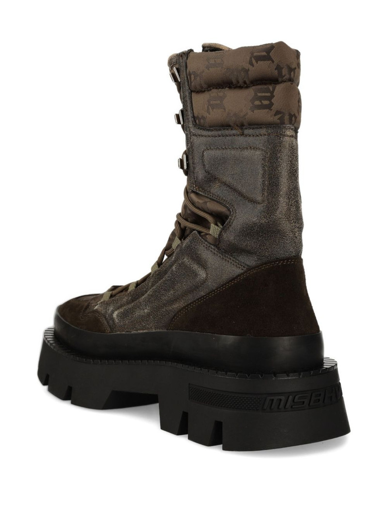 logo-print lace-up boots 5