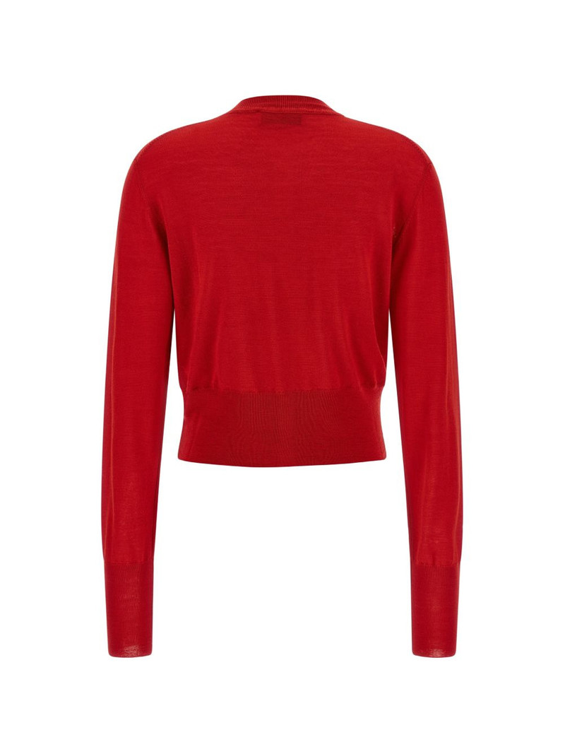 Vivienne Westwood orb-logo cropped cardigan outlook