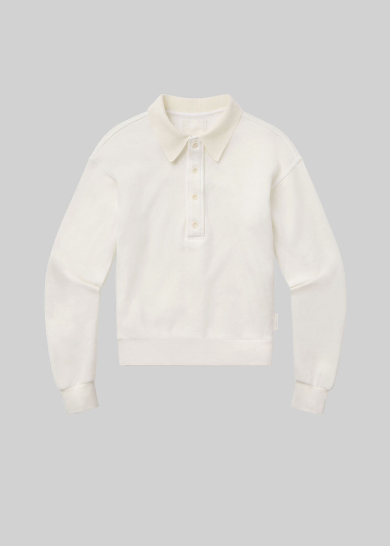 Remi cotton-blend jersey 스웨터 백색 1