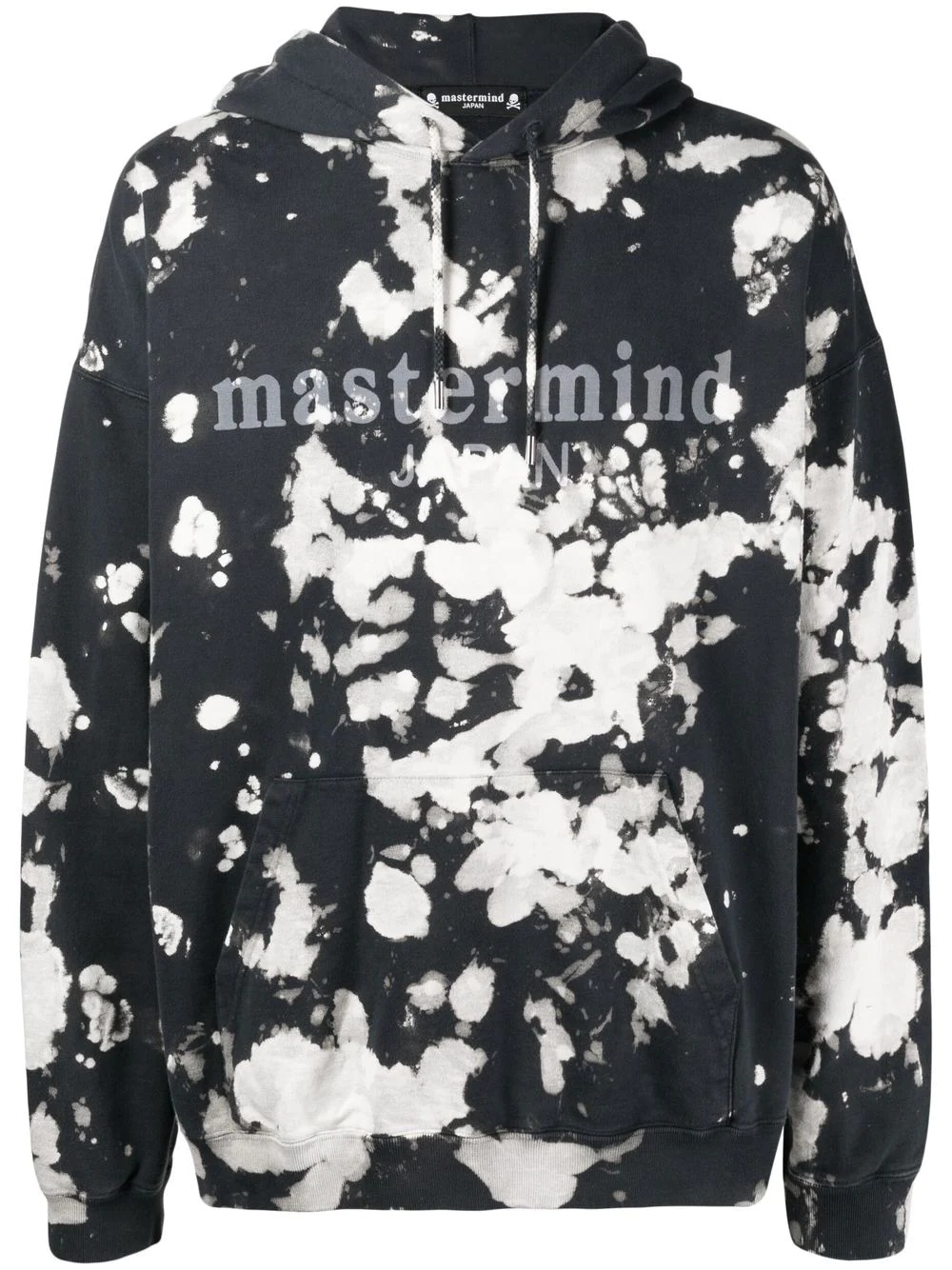 logo-print drawstring hoodie - 1