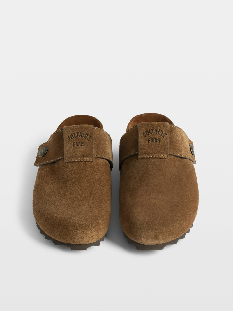 Santa Fe Suede Clogs 3