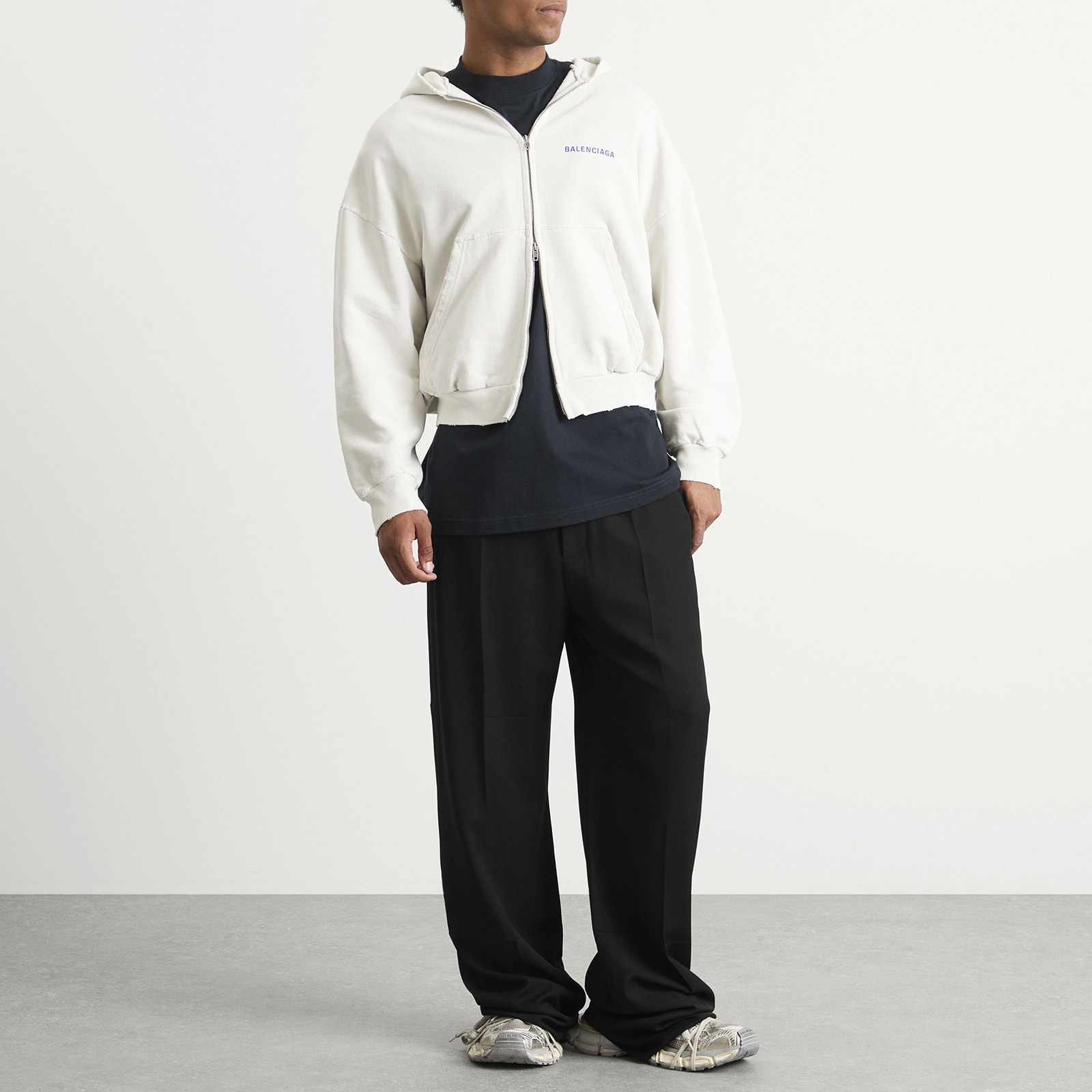 Balenciaga Fluid Twill Tailored Pants - 4