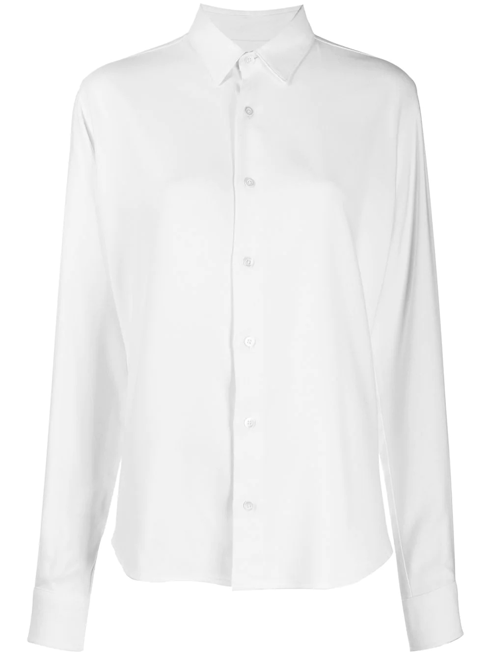 buttoned long-sleeved shirt - 1