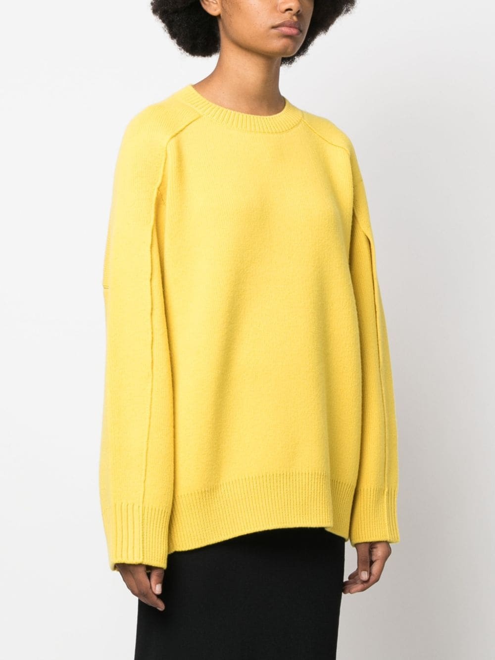 cape-back knitted jumper - 3