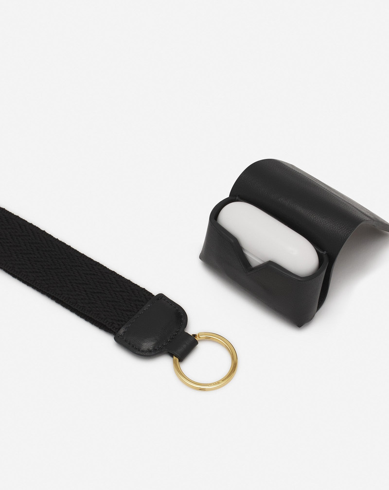 LANVIN SIGNATURE LEATHER CASE FOR AIRPODS PRO 5