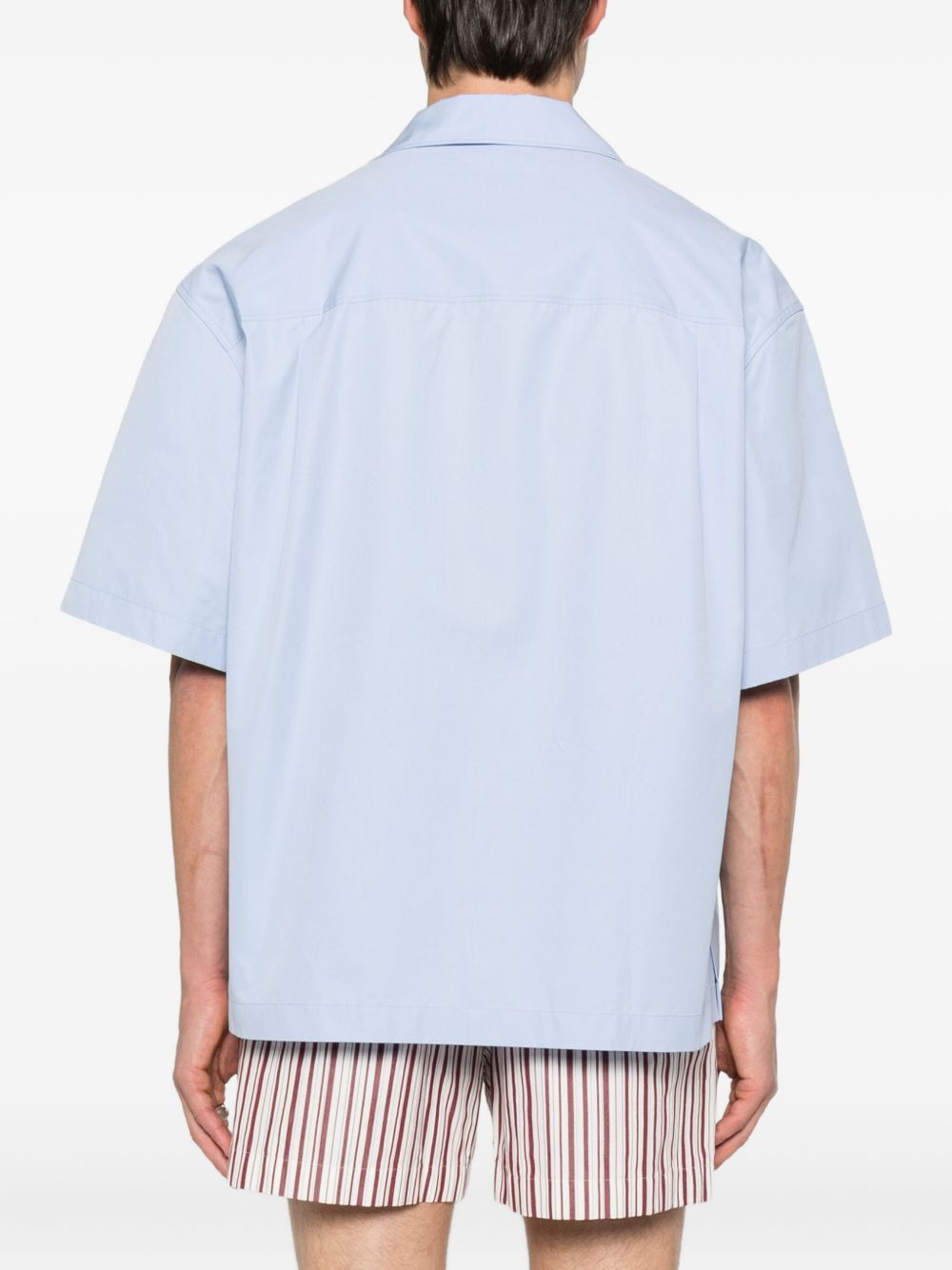 embroidered short-sleeve shirt - 4