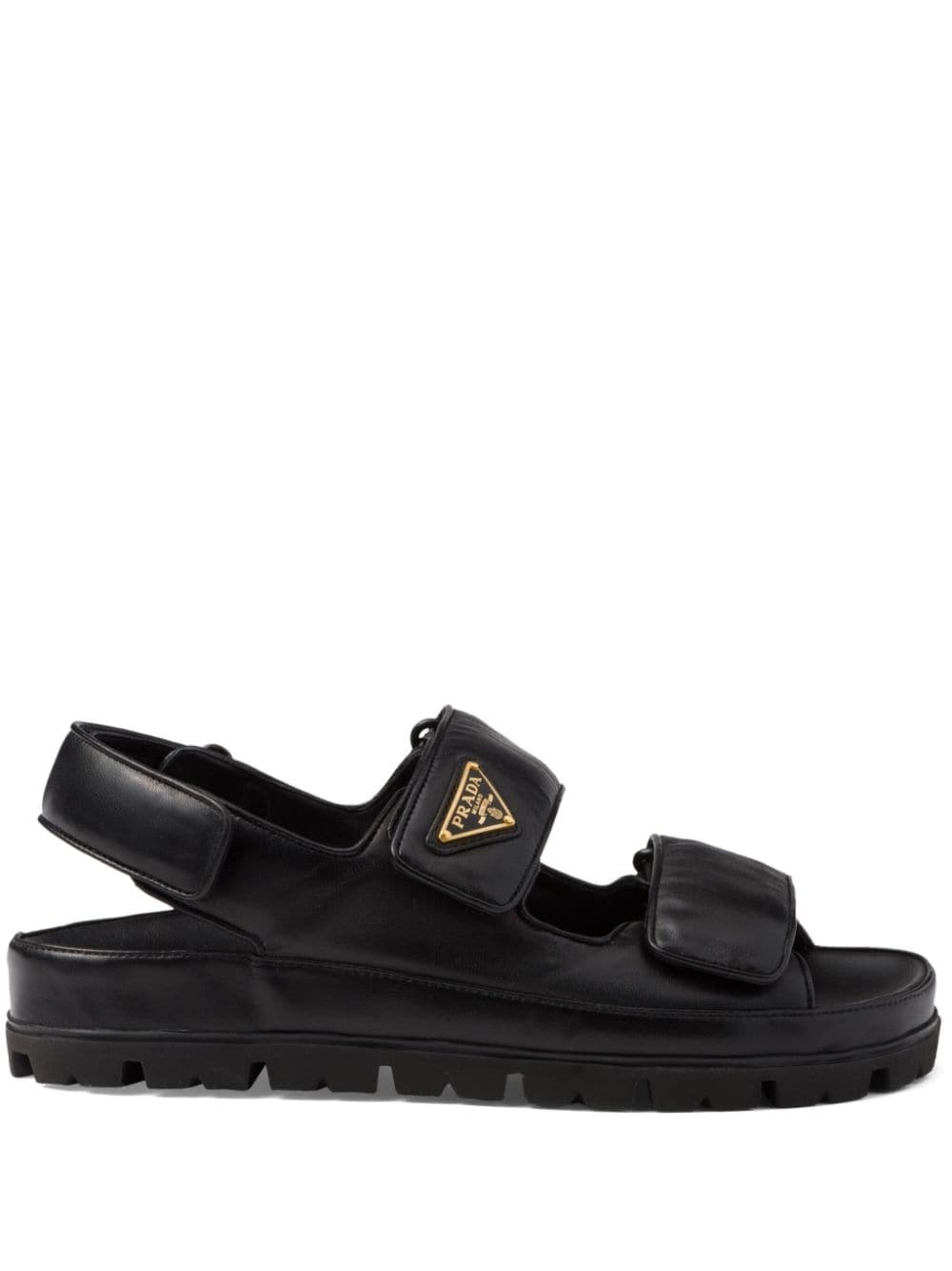 Farfetch Prada Quilted Leather Slides Prada 65Mm Padded Sandals In