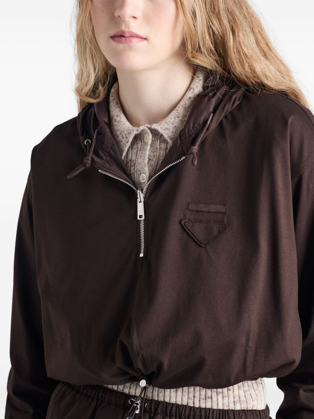 drawstring-hem hoodie - 5