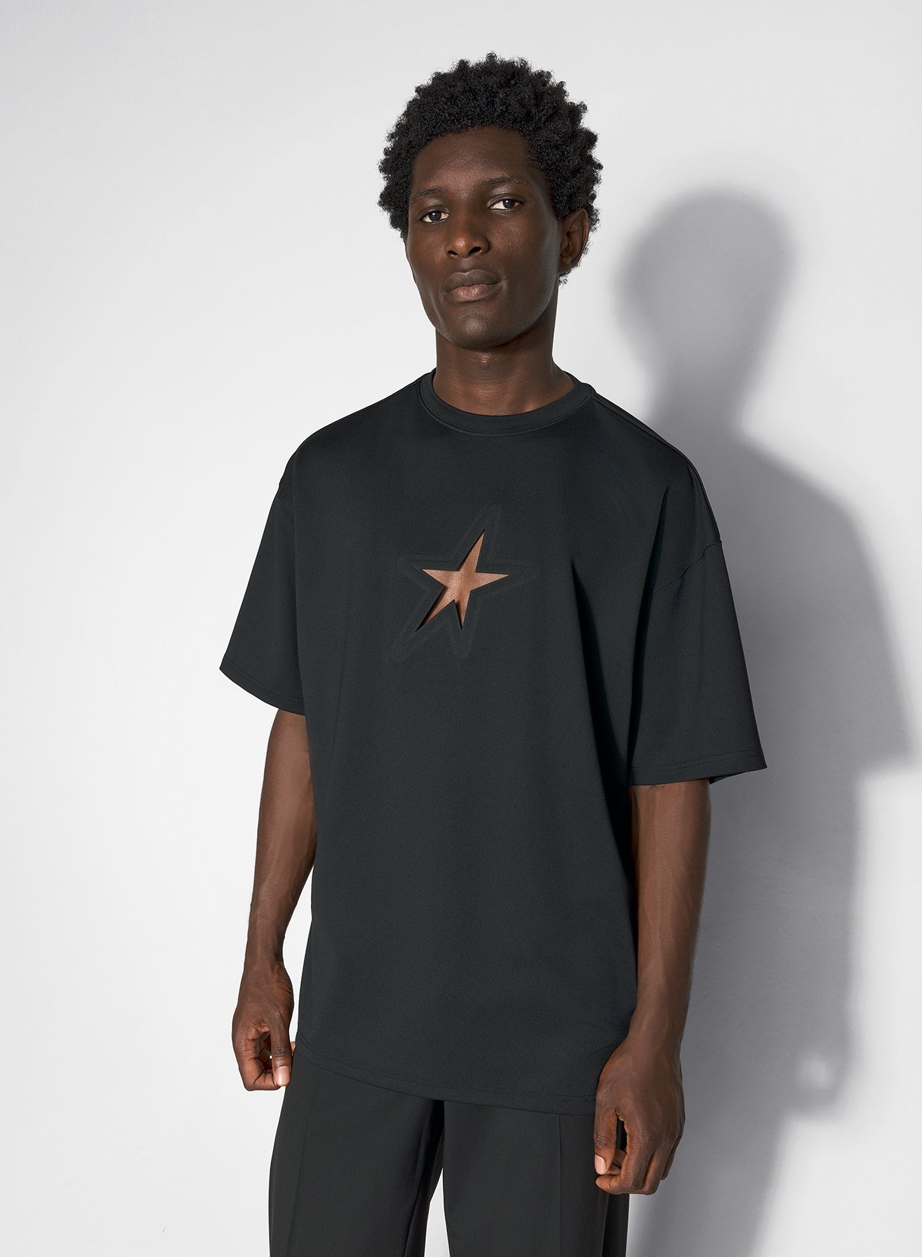 black star oversized t-shirt - 1