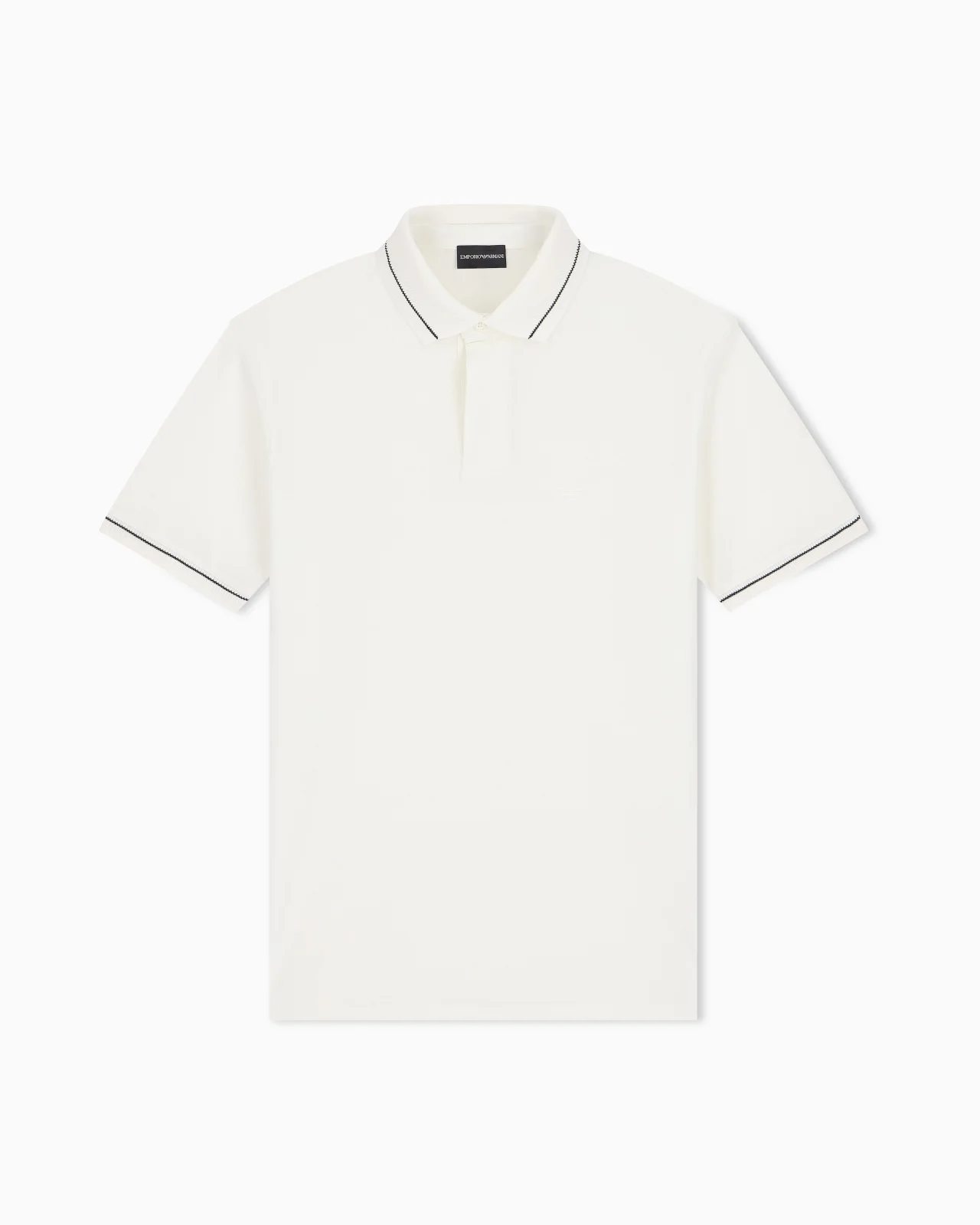 POLO SHIRT WITH REGULAR FIT IN COTTON PIQUE - 1