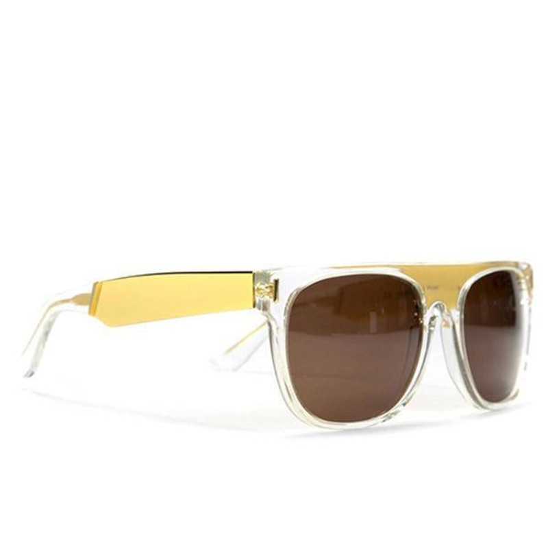 RETROSUPERFUTURE RETROSUPERFUTURE FLAT TOP FRANCIS SUNGLASSES - CRYSTAL outlook