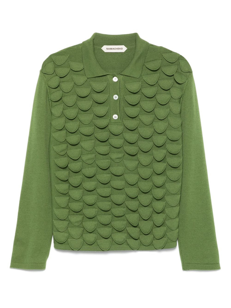 Bird Feather polo top 1