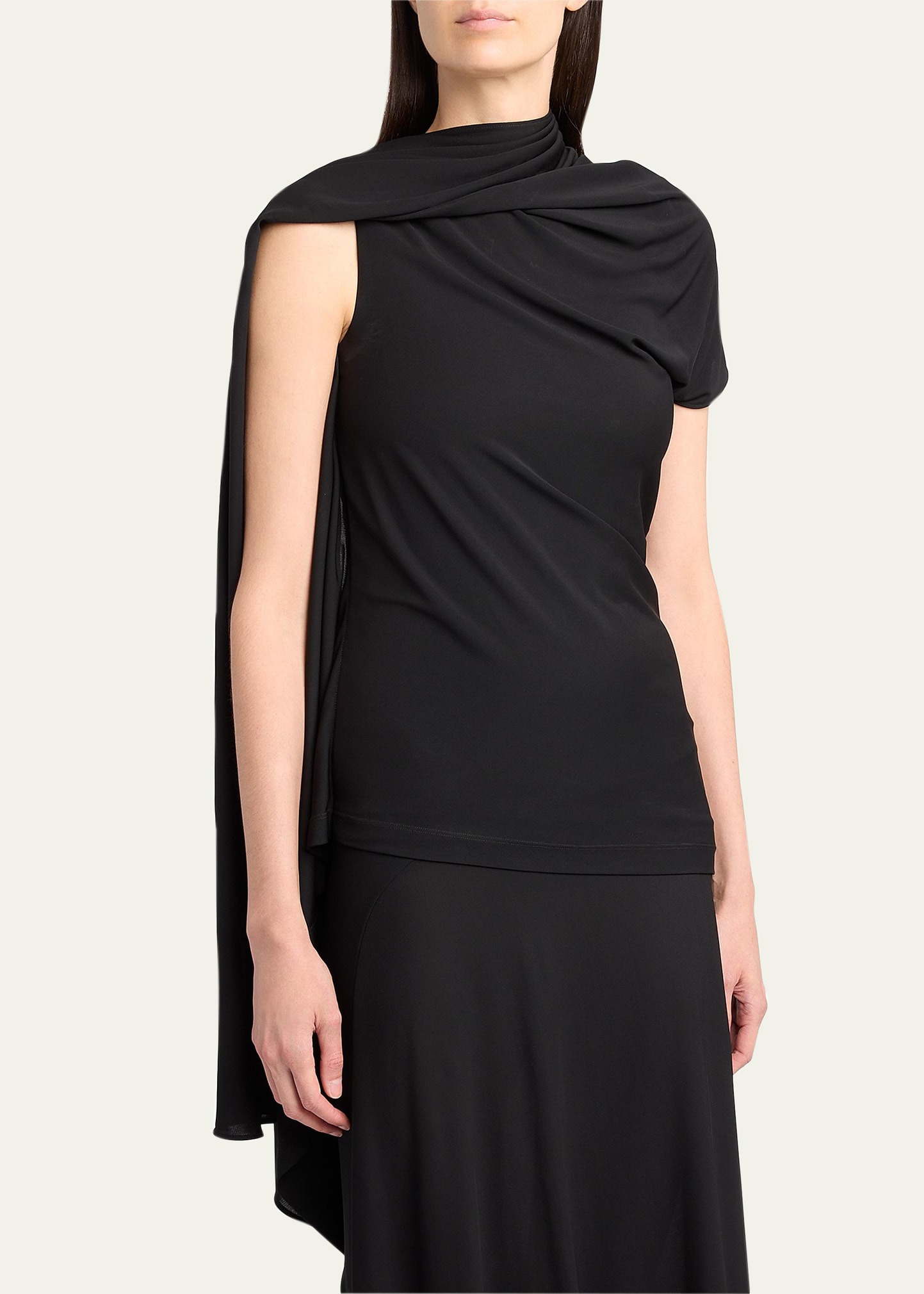 Isadra Shoulder-Drape Top - 4