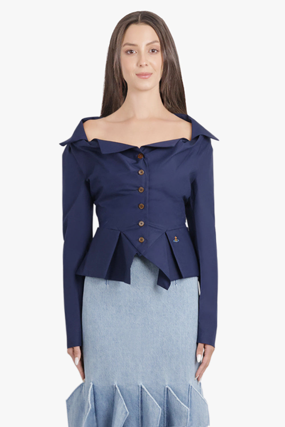 MONDAY L/S BUTTON SHIRT | NAVY - 4