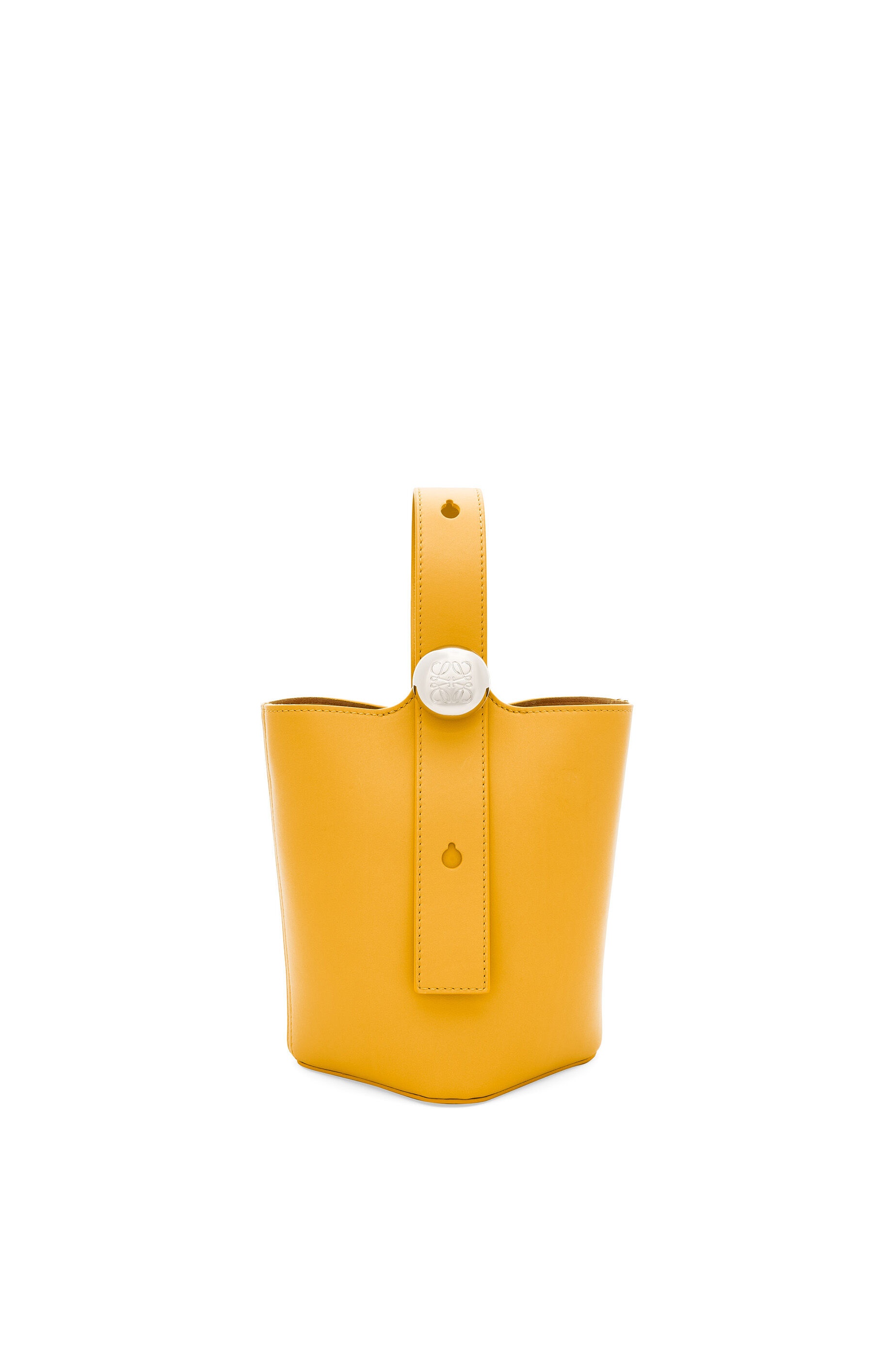 Mini Pebble Bucket bag in mellow calfskin - 1