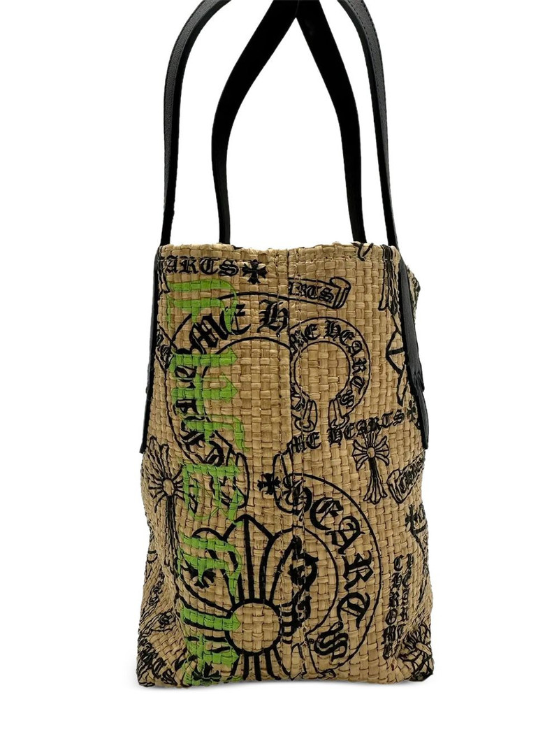 Chrome Hearts handle graphic beach bag outlook
