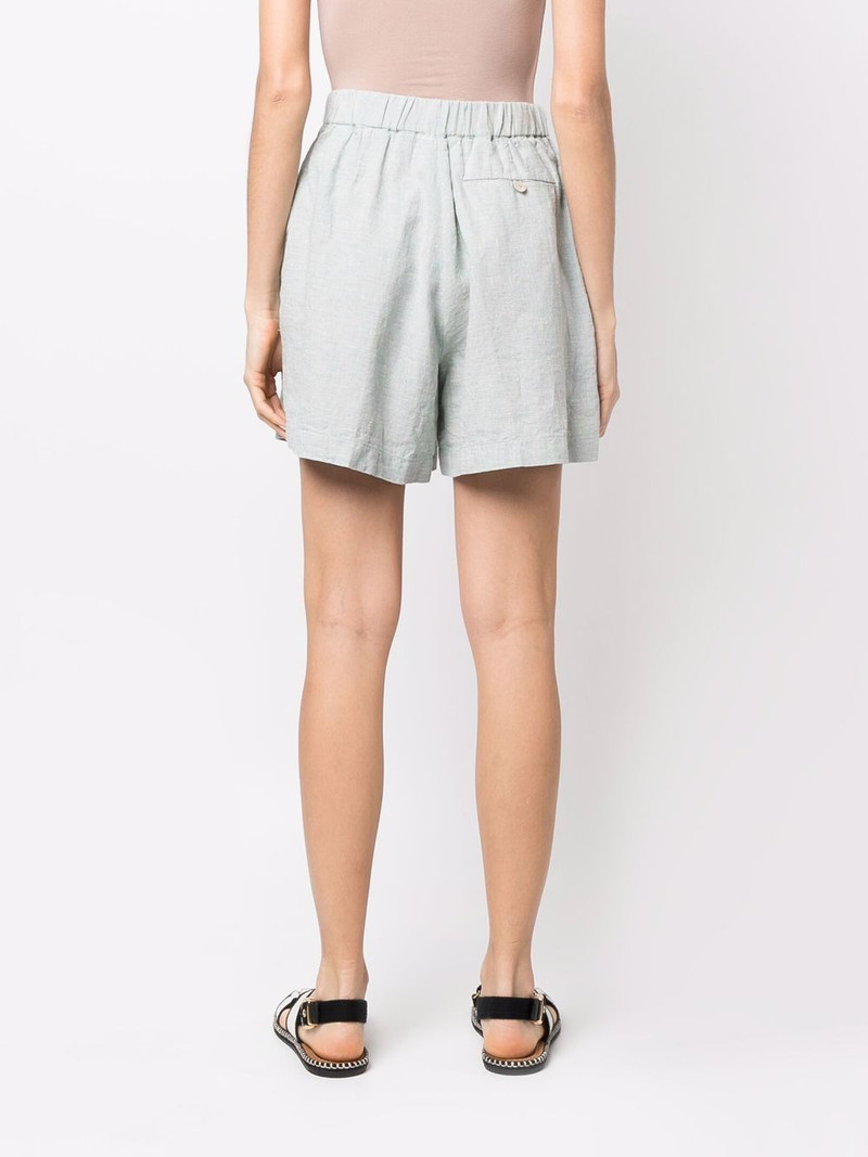 Tweed high-waisted shorts 4