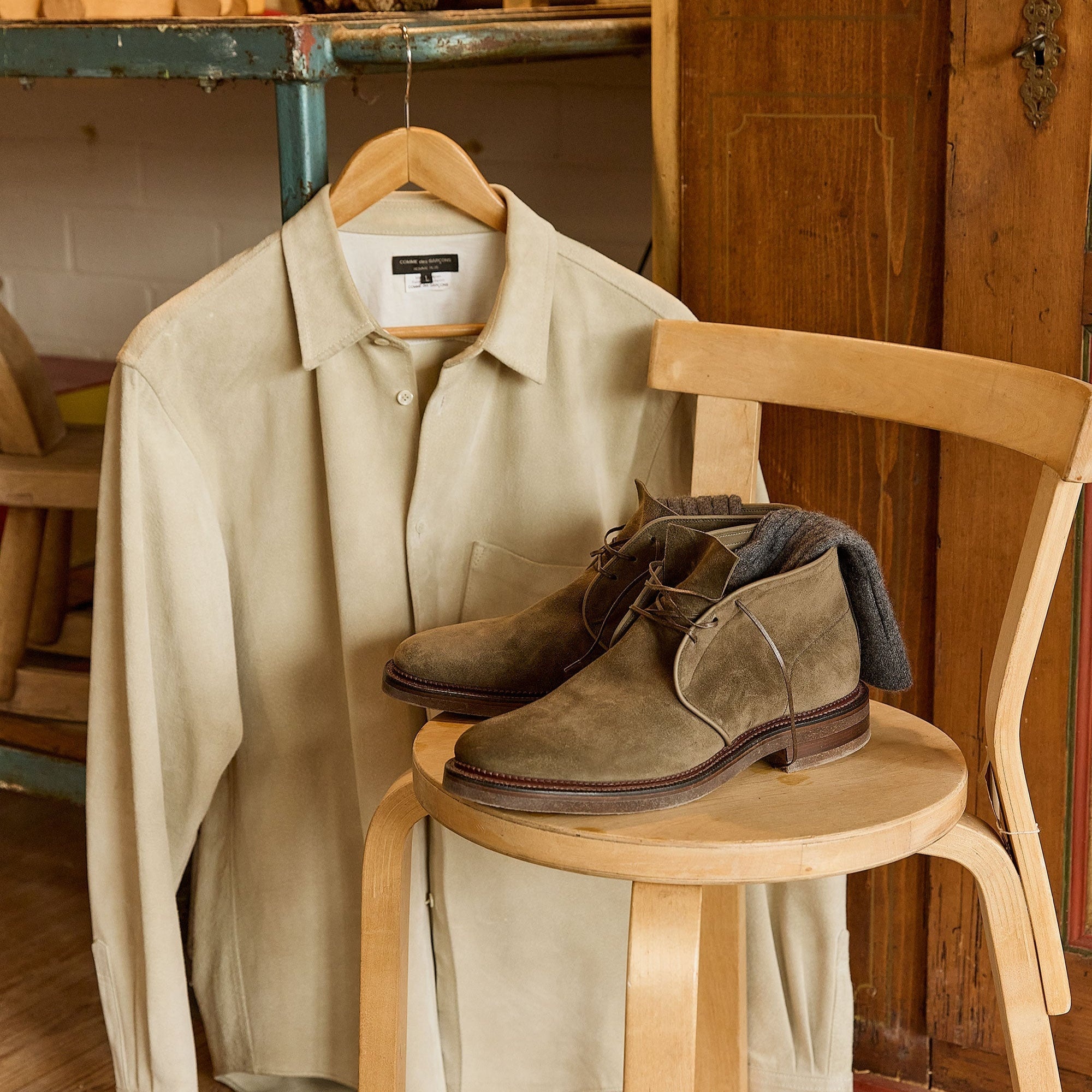 Uplands - Juniper Janus Calf Suede - 4