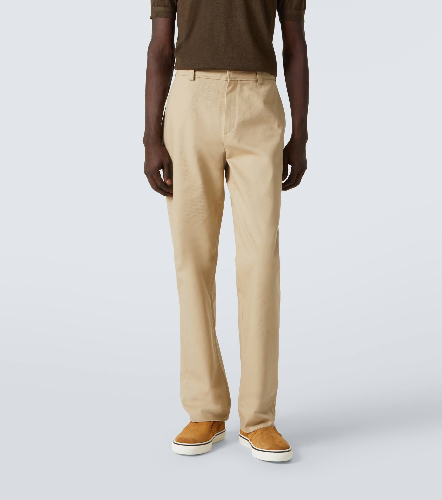 Cotton-blend chinos - 3